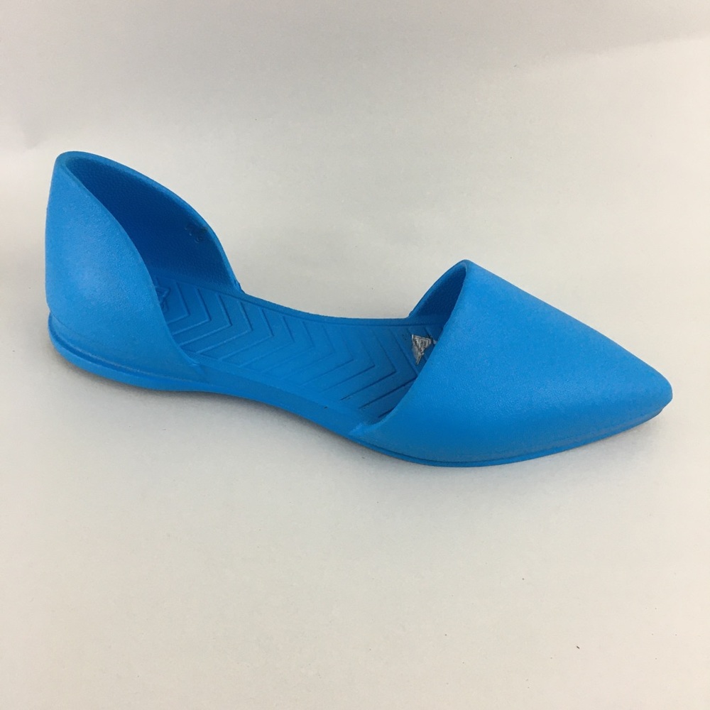 Native Shoes Audrey D'Orsay Flats Point Toe Blue 9